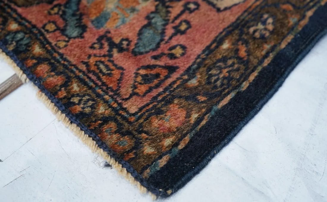 Antique Mohajeran Sarouk Rug 4'1'' x 6'4'' - 4