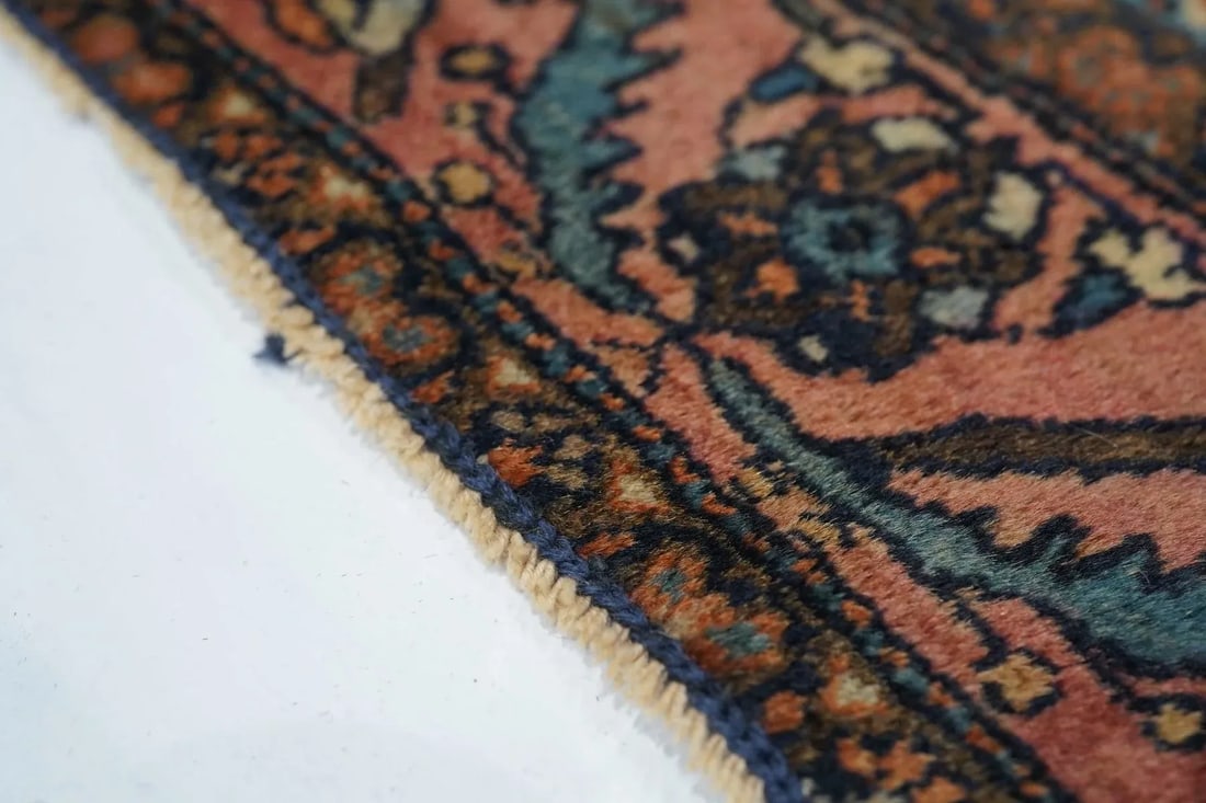 Antique Mohajeran Sarouk Rug 4'1'' x 6'4'' - 5