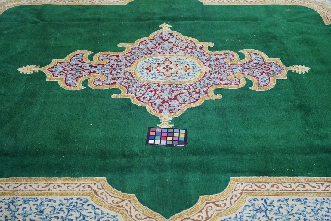 Vintage Kerman Rug 9'1'' X 12'3'' - 11