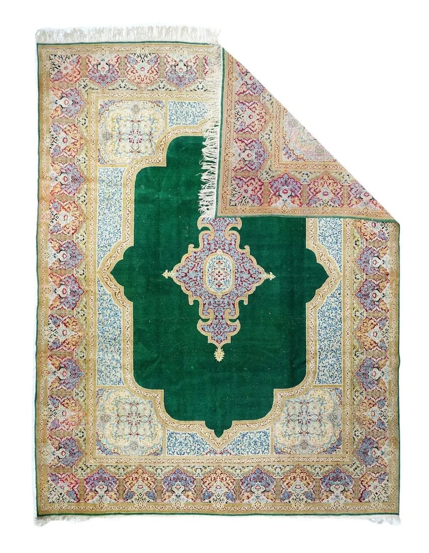 Vintage Kerman Rug 9'1'' X 12'3'' - 2