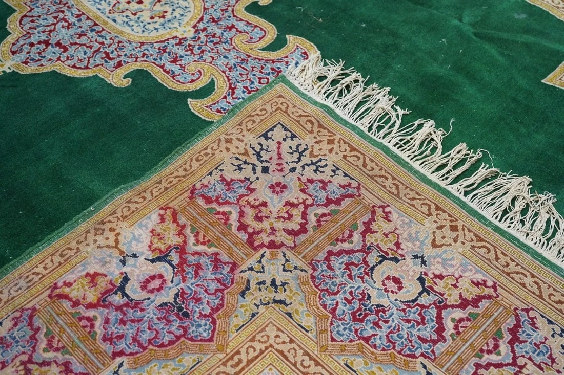 Vintage Kerman Rug 9'1'' X 12'3'' - 8