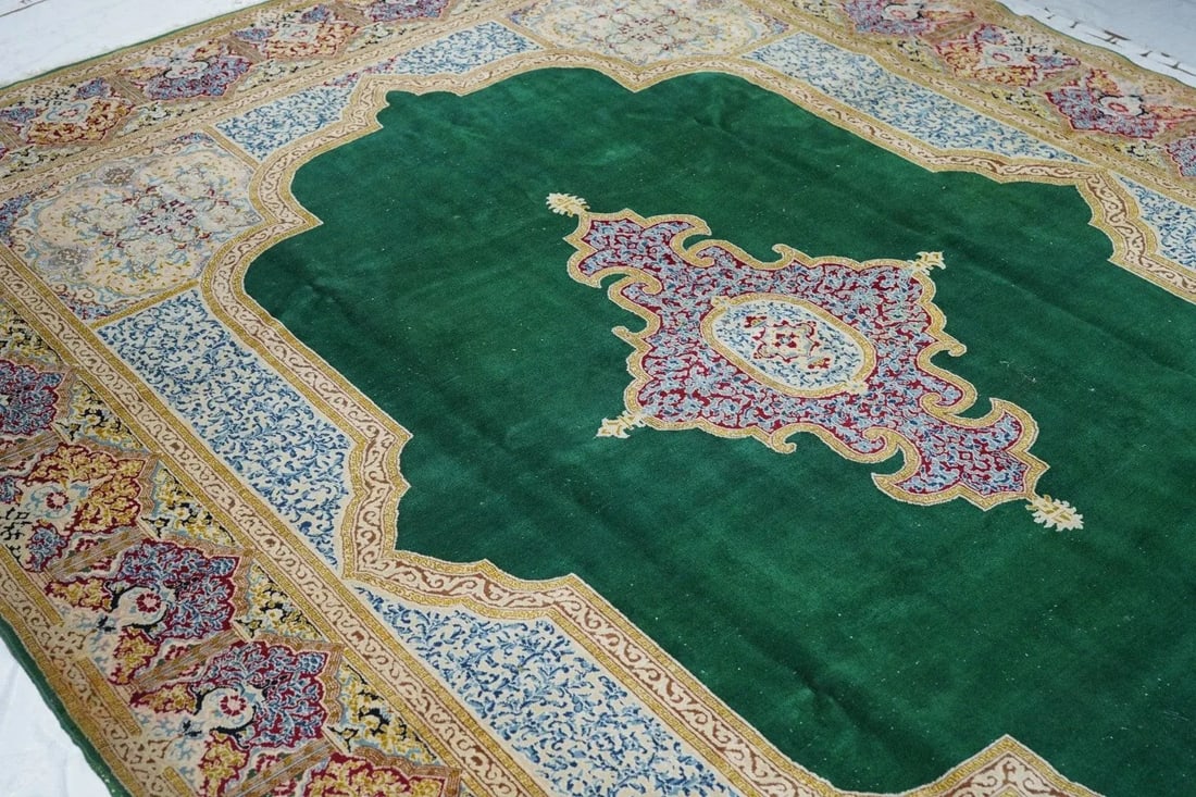 Vintage Kerman Rug 9'1'' X 12'3'' - 9