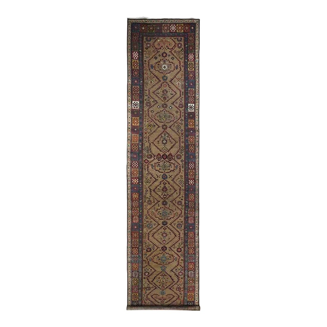 Late 18th Century Antique NW Persian Rug 3'6'' x 15'5'': Antique NW Persian Rug 3'6'' x 15'5''. Condition: Alterations: Unknown Imperfections: Some Imperfections Condition Notes: Good Dimensions: Height: 0.01 in. Width: 42 in. Depth: 185 in. Category: Rugs