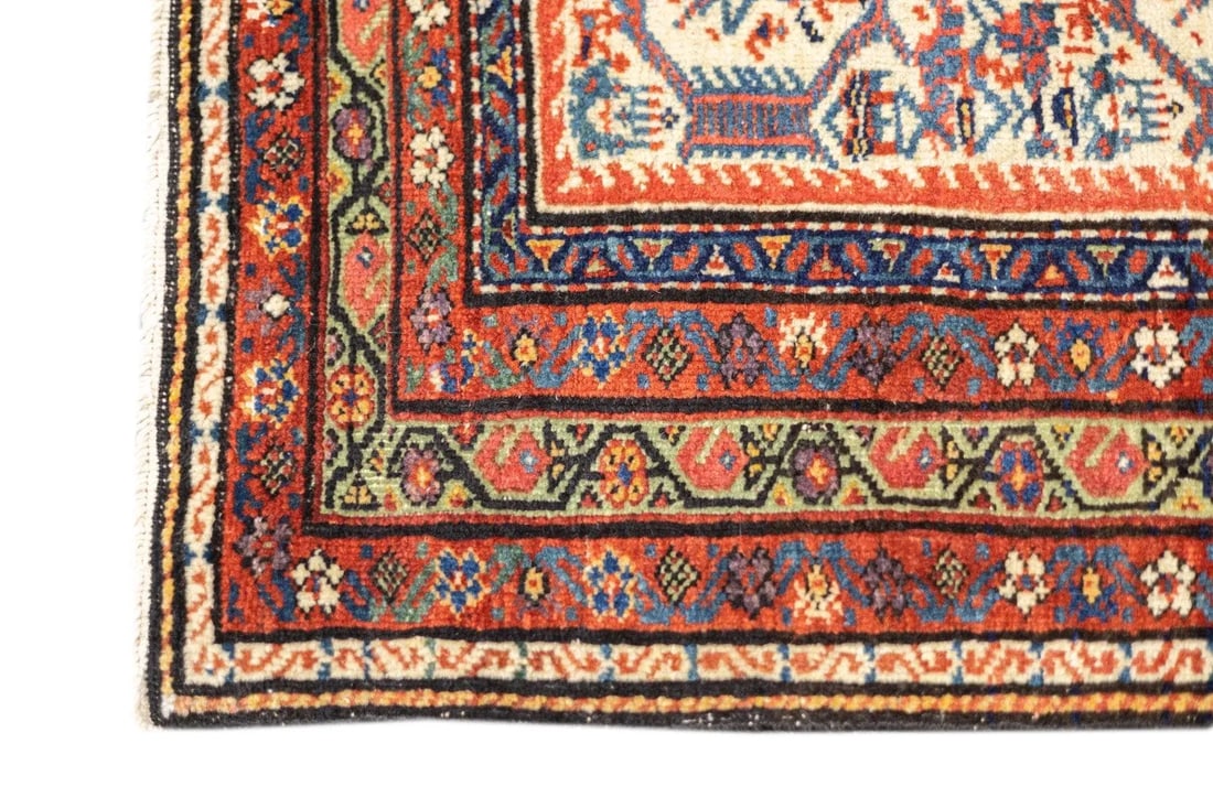 Late 18th Century Antique Persian Farahan Rug 4'4'' x 6'6'' - 10