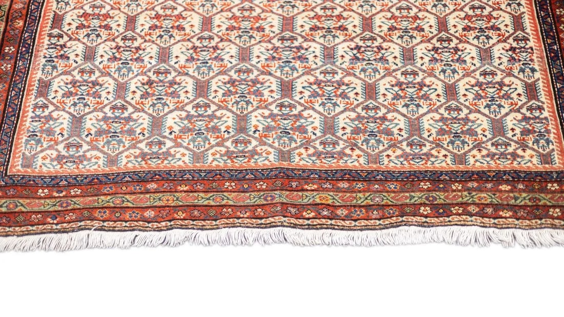 Late 18th Century Antique Persian Farahan Rug 4'4'' x 6'6'' - 2