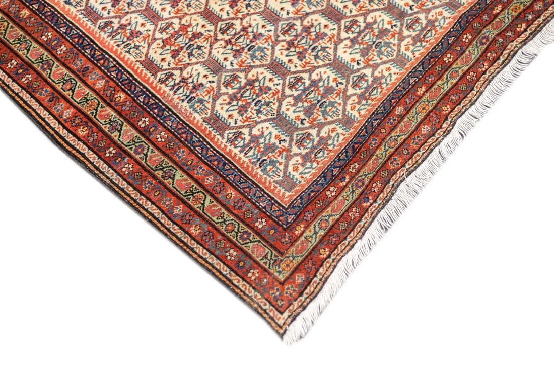 Late 18th Century Antique Persian Farahan Rug 4'4'' x 6'6'' - 7
