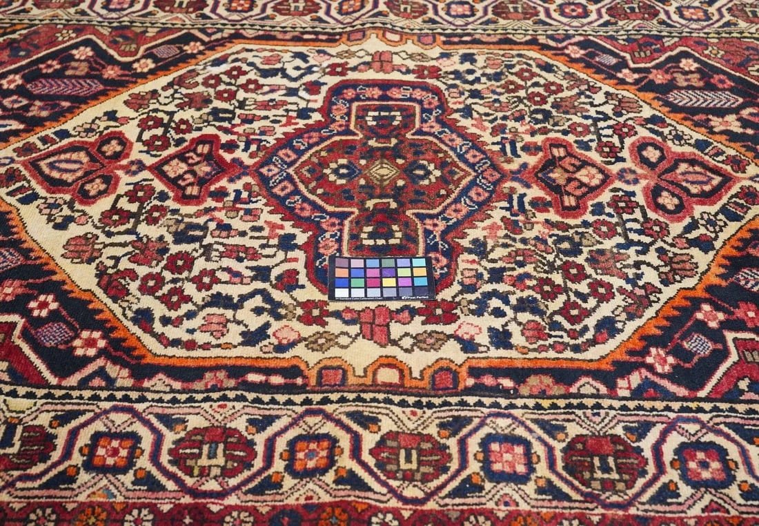 Antique Bakhtiari Rug 5'4'' x 11'0'' - 3
