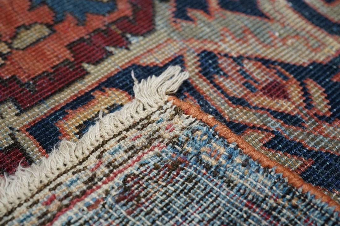 Late 18th Century Antique Sarouk Rug 8'9'' x 11'10'' - 11