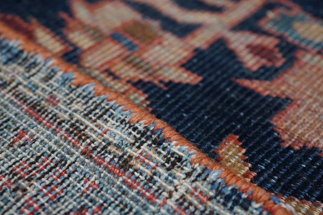 Late 18th Century Antique Sarouk Rug 8'9'' x 11'10'' - 3