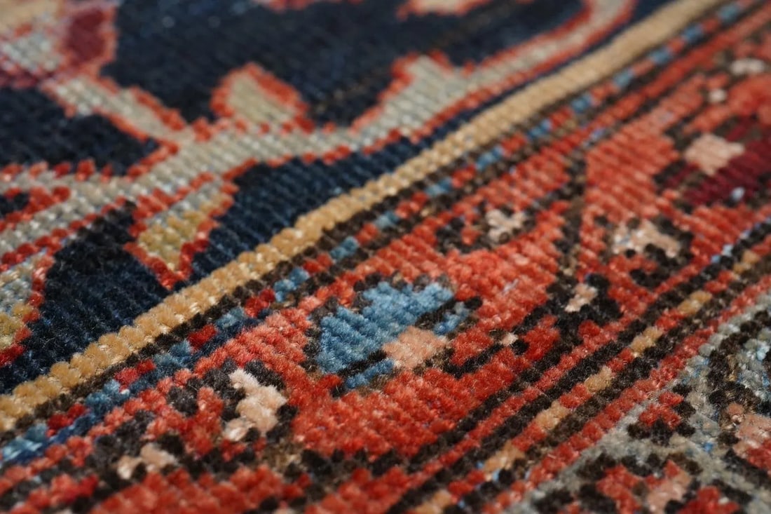 Late 18th Century Antique Sarouk Rug 8'9'' x 11'10'' - 8