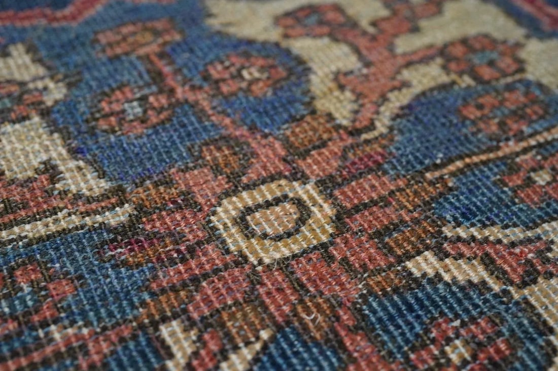 Late 18th Century Antique Sarouk Rug 8'9'' x 11'10'' - 9