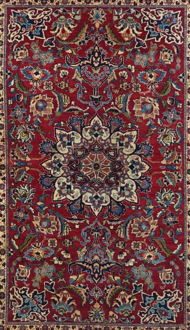 Antique Nain Rug 3'6'' x 5'2'' - 5