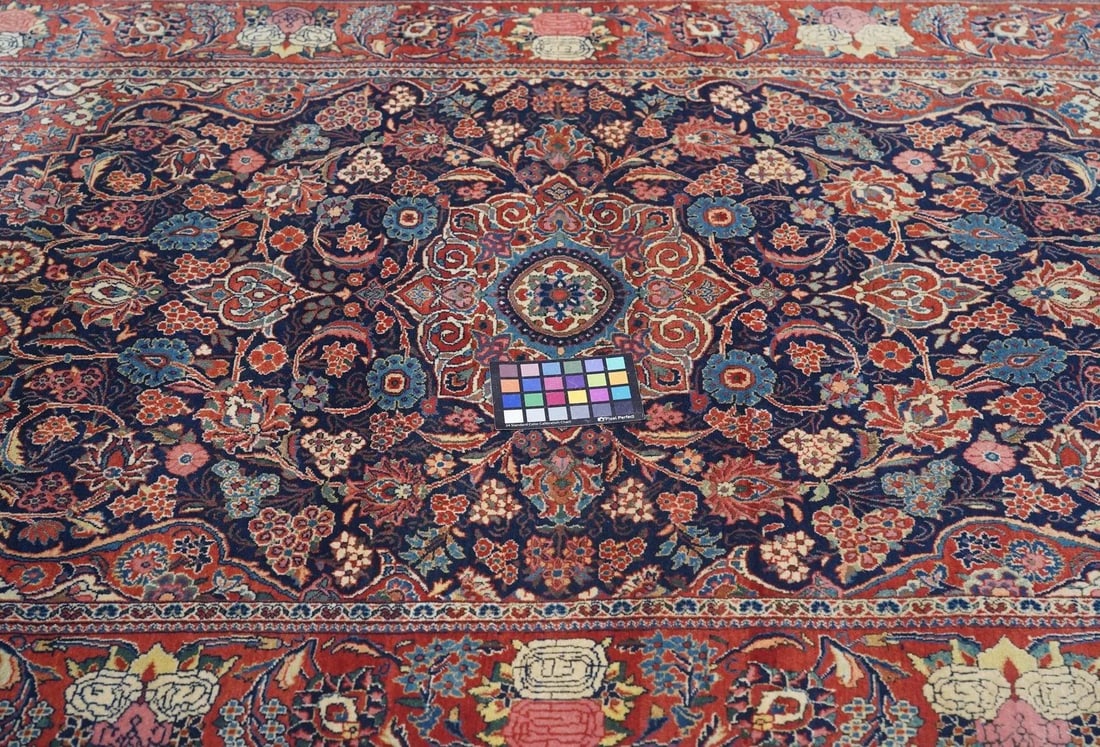 Vintage Persian Kashan Rug 4'8'' X 7'7'' - 11