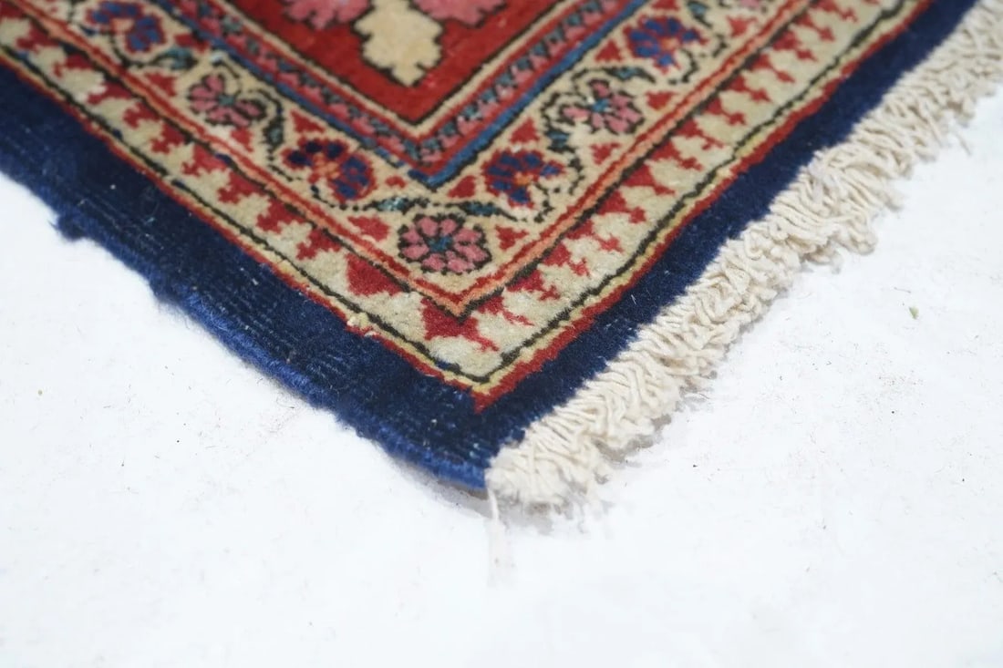 Vintage Persian Kashan Rug 4'8'' X 7'7'' - 4