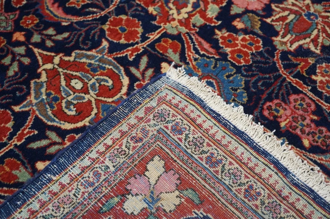 Vintage Persian Kashan Rug 4'8'' X 7'7'' - 7