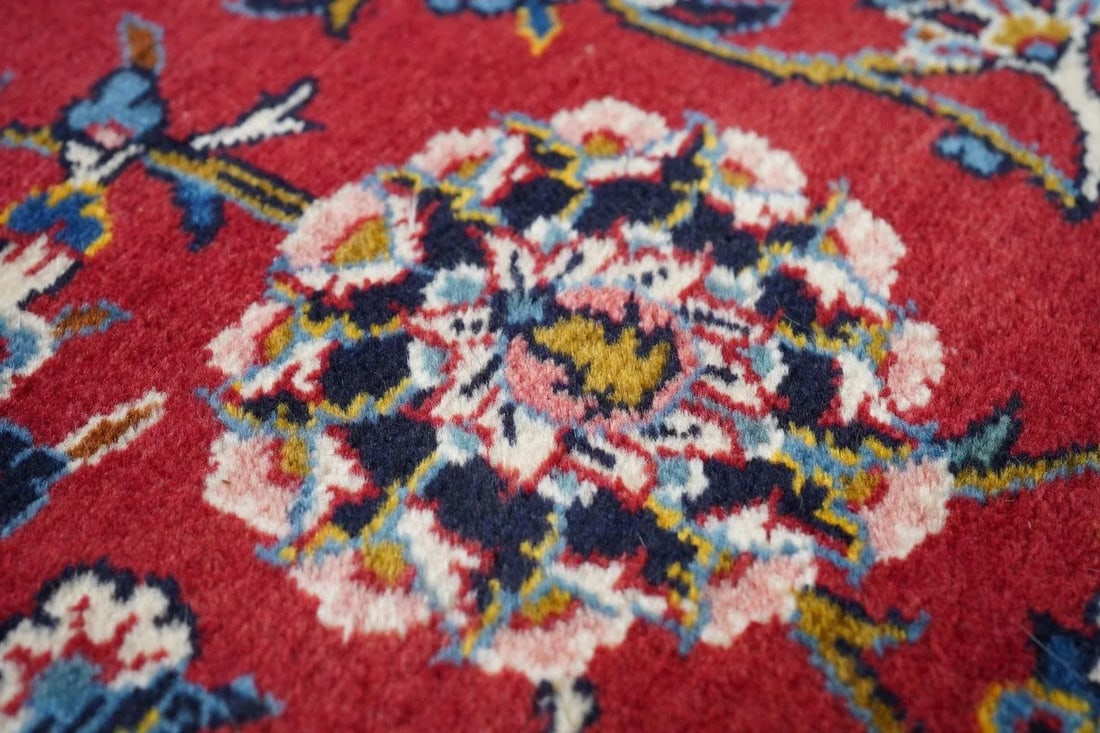 1960s Vintage Kashan Rug 10'8'' x 14'3'' - 10