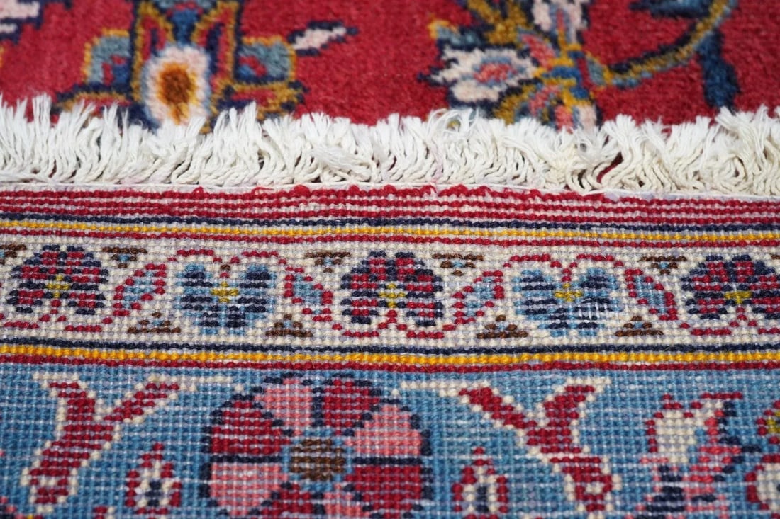 1960s Vintage Kashan Rug 10'8'' x 14'3'' - 7