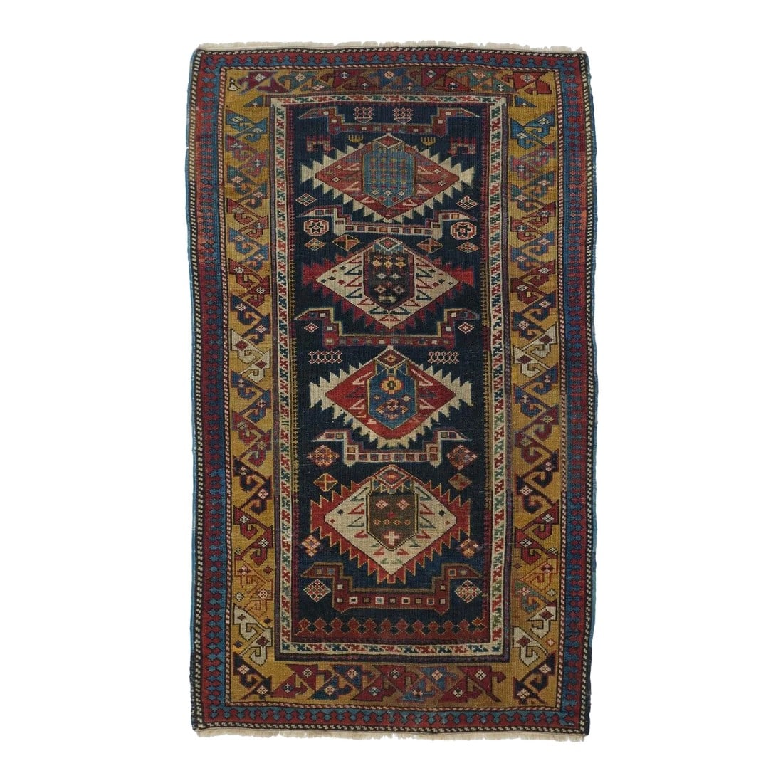Late 18th Century Antique Caucasian Karakashli Rug 2'9'' x 5' (1 of 6)