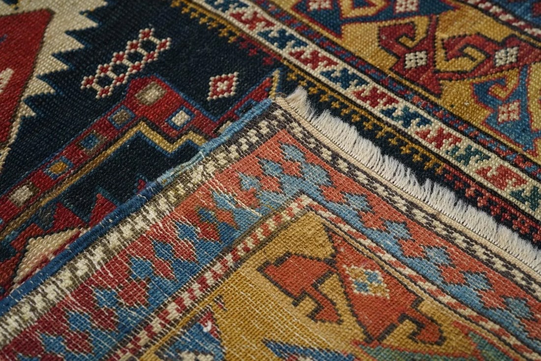 Late 18th Century Antique Caucasian Karakashli Rug 2'9'' x 5' - 6
