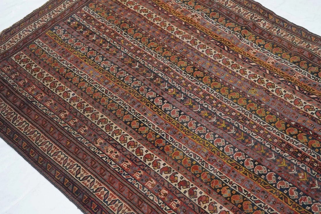 Antique Afshar Rug 4'0'' x 6'2'' - 11