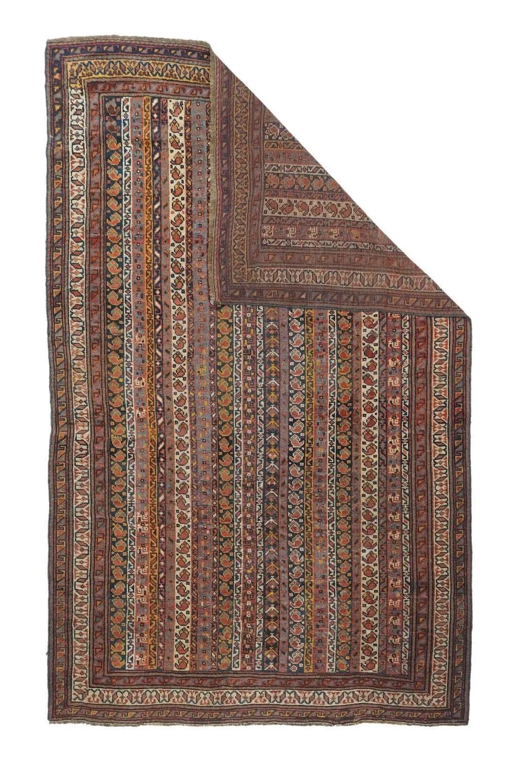 Antique Afshar Rug 4'0'' x 6'2'' - 5
