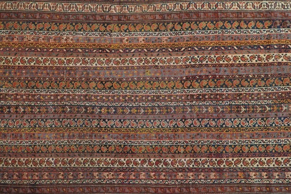 Antique Afshar Rug 4'0'' x 6'2'' - 6