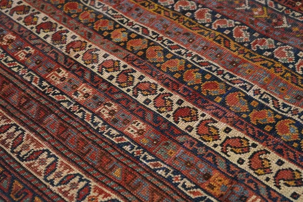 Antique Afshar Rug 4'0'' x 6'2'' - 8