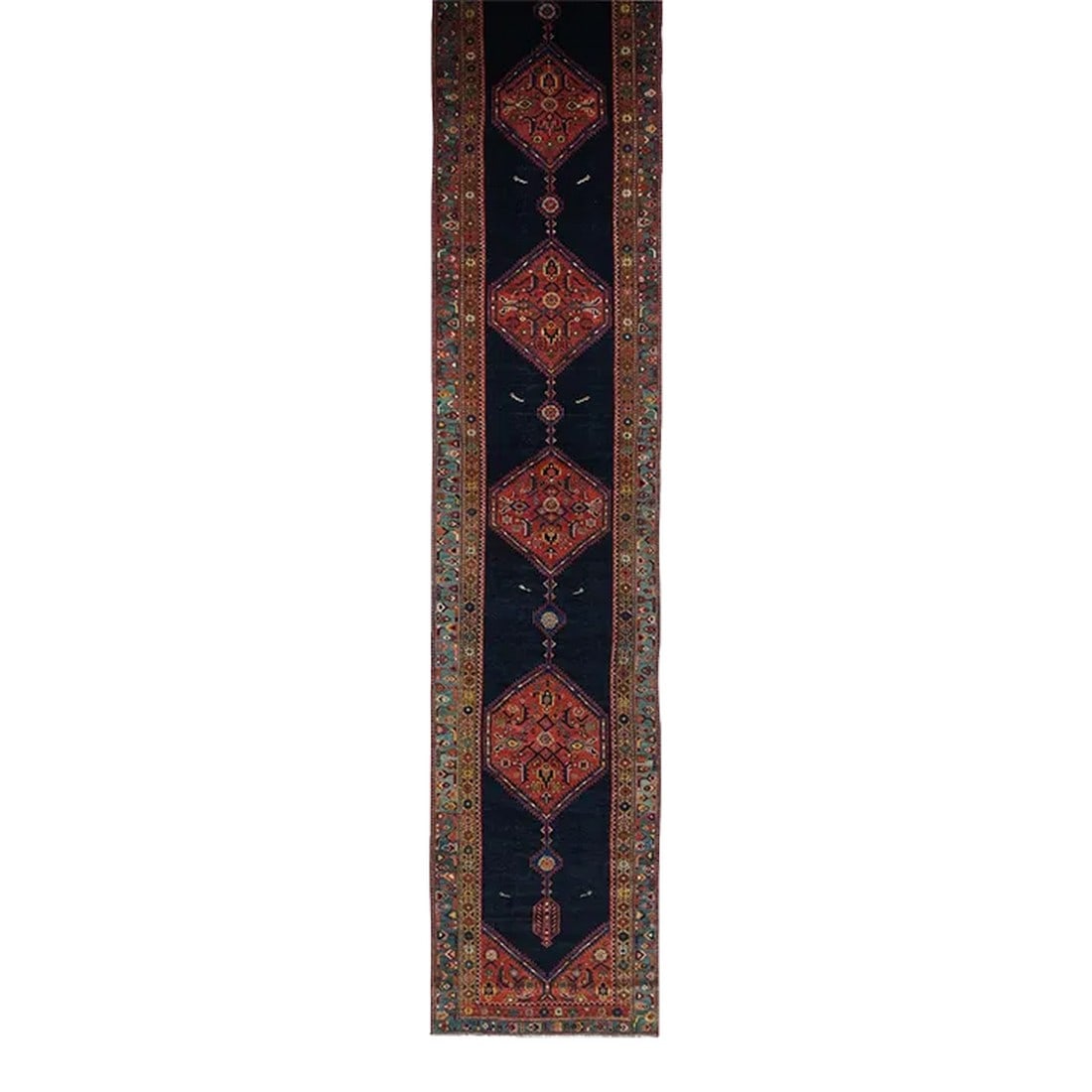 Late 18th Century Antique Kurdish Rug 3'1'' x 15'11'' (1 of 12)