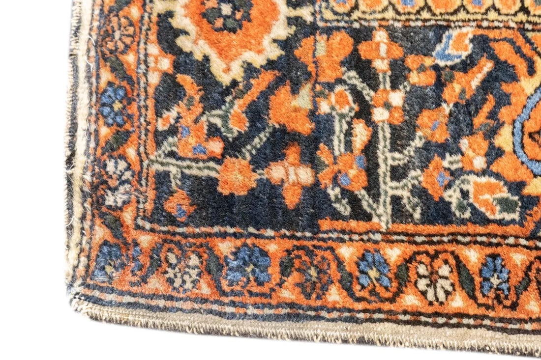 Late 18th Century Antique Persian Farahan Sarouk Rug 3'4'' x 4'11'' - 11