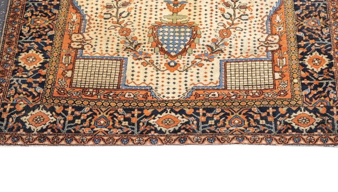 Late 18th Century Antique Persian Farahan Sarouk Rug 3'4'' x 4'11'' - 8