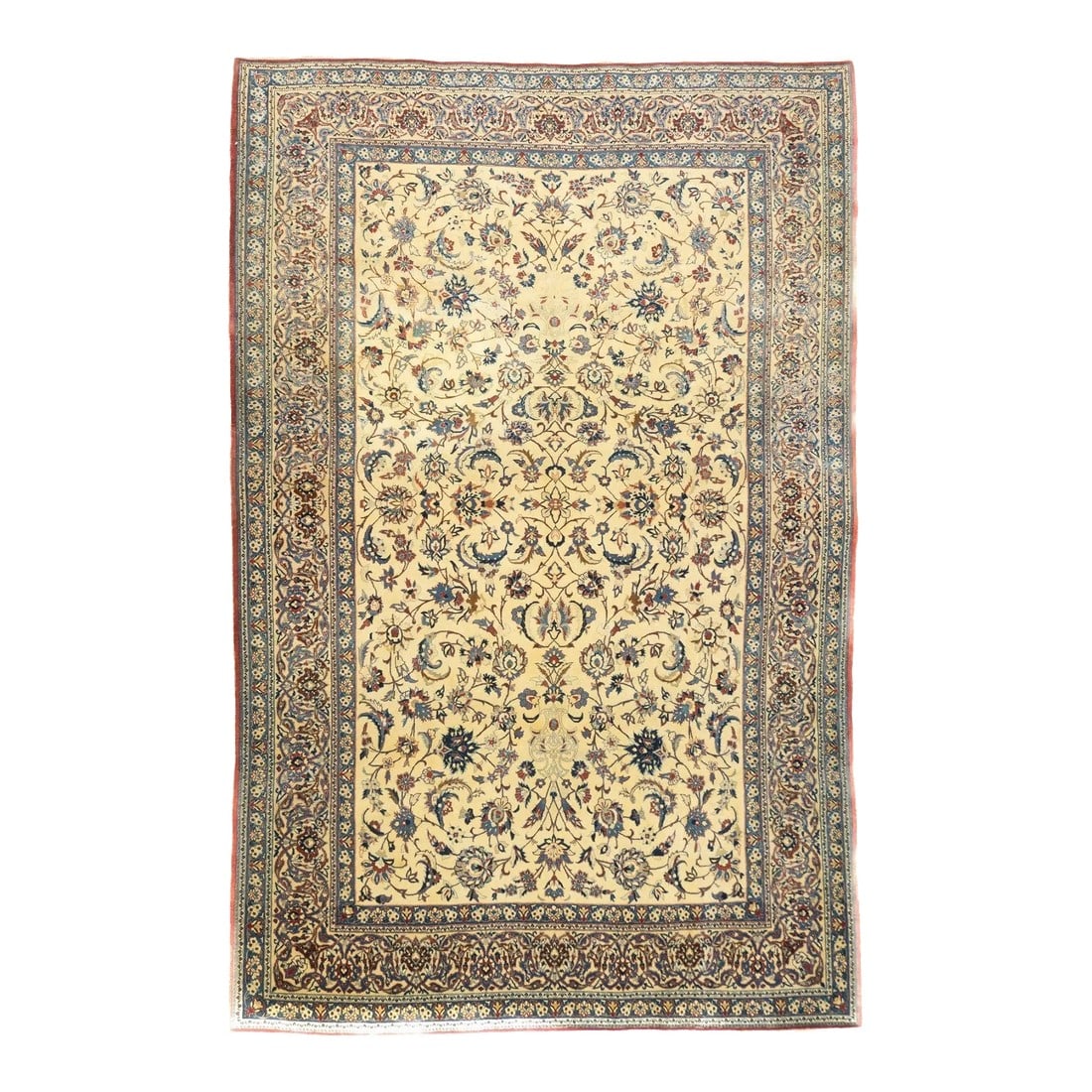1970s Vintage Persian Nain Rug 5'5'' x 8'5'' (1 of 9)