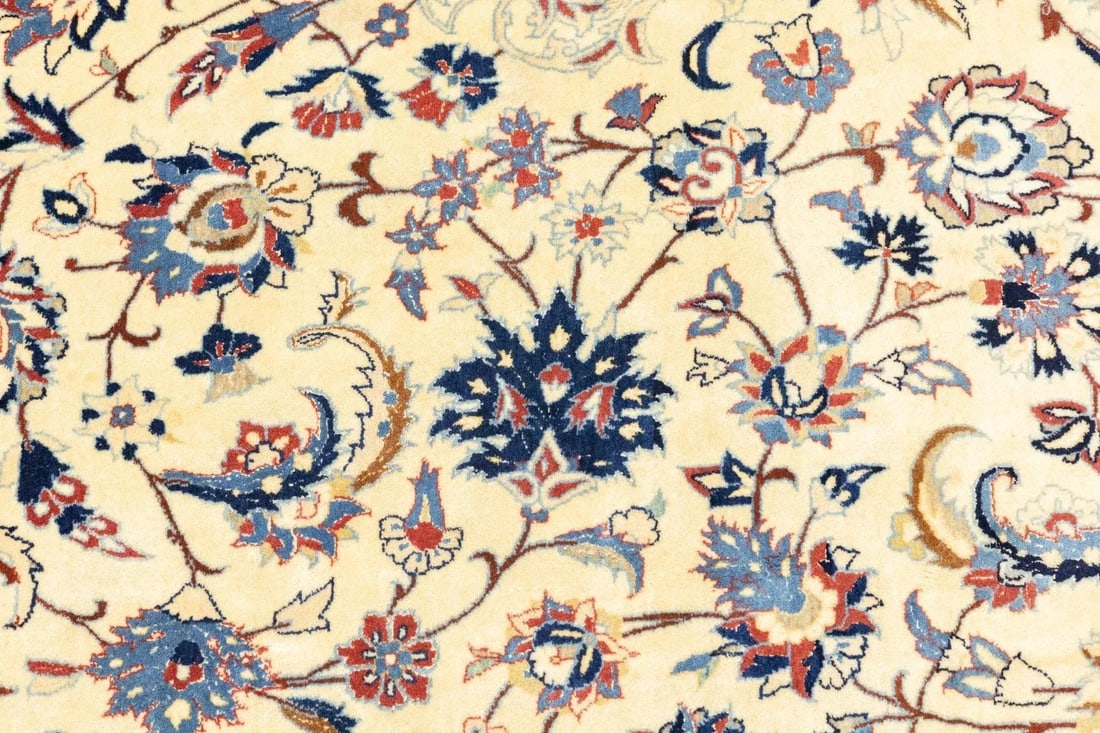 1970s Vintage Persian Nain Rug 5'5'' x 8'5'' - 6