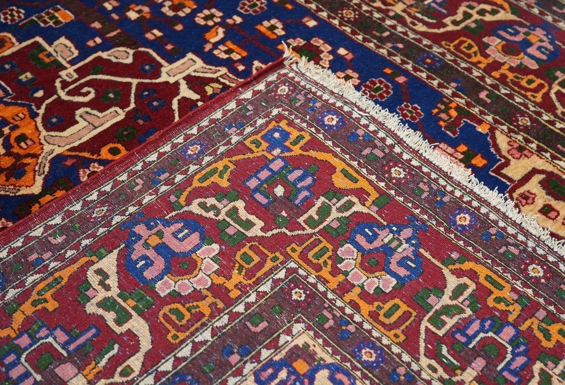 Vintage Isfahan Rug 4'9'' X 6'10'' - 12