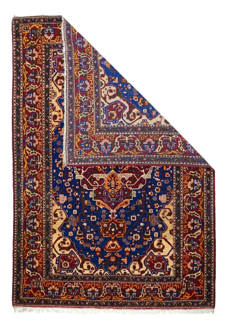 Vintage Isfahan Rug 4'9'' X 6'10'' - 2