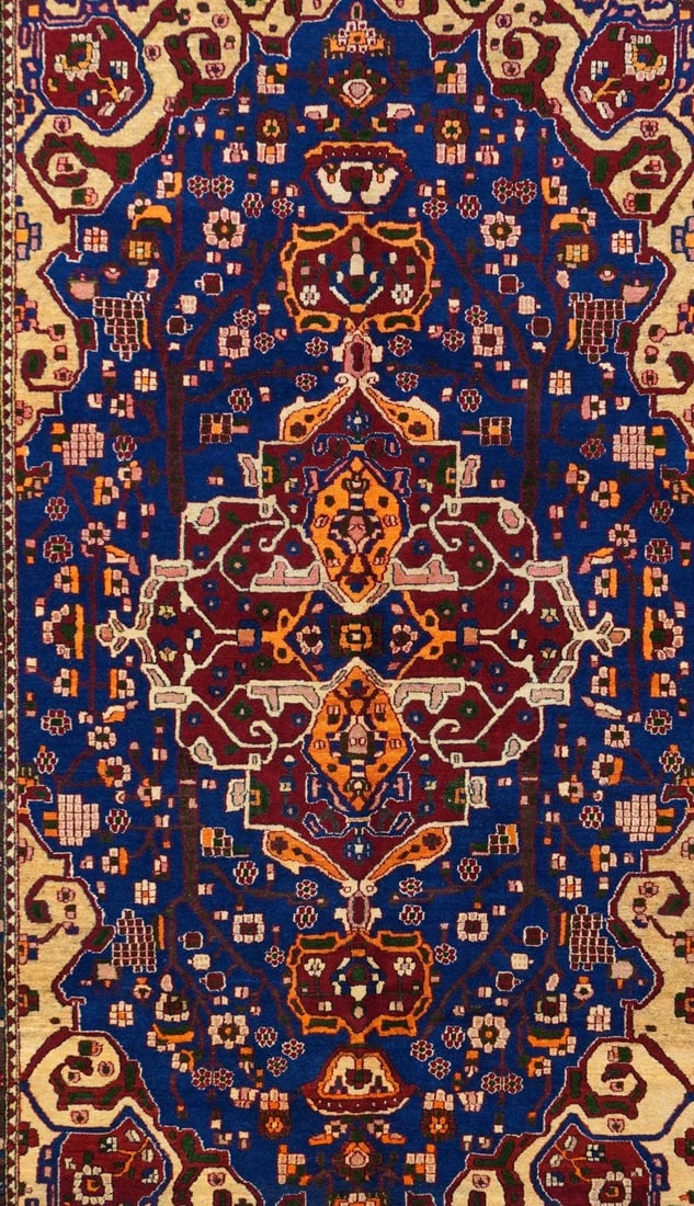 Vintage Isfahan Rug 4'9'' X 6'10'' - 4
