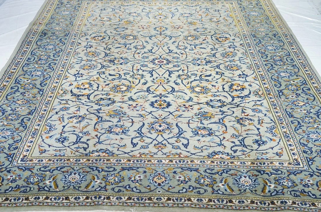 Vintage Persian Kashan Rug 7'3'' X 10'4'' - 12