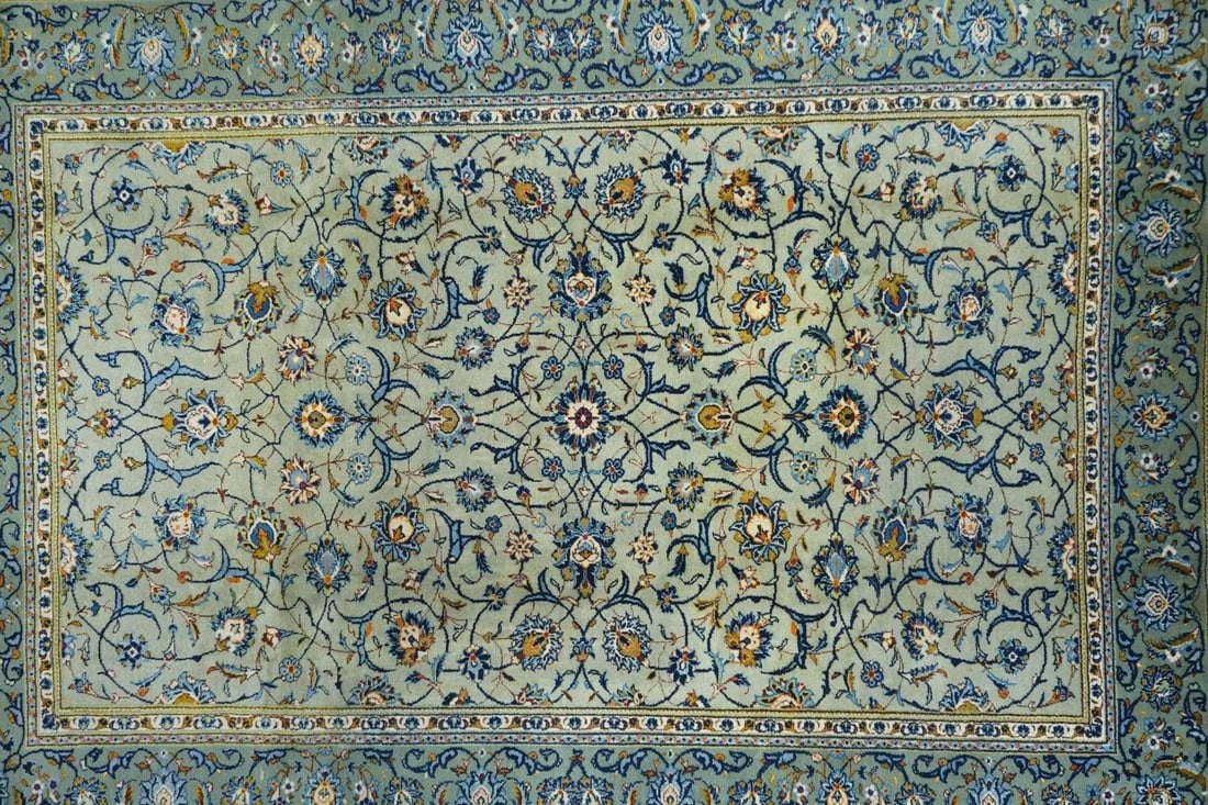 Vintage Persian Kashan Rug 7'3'' X 10'4'' - 3