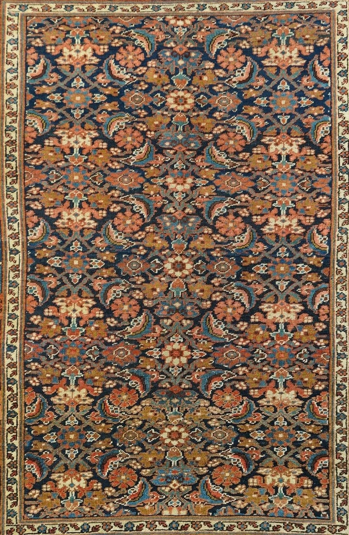 Antique Heriz Serapi Rug 4'9'' x 6'0'' - 5
