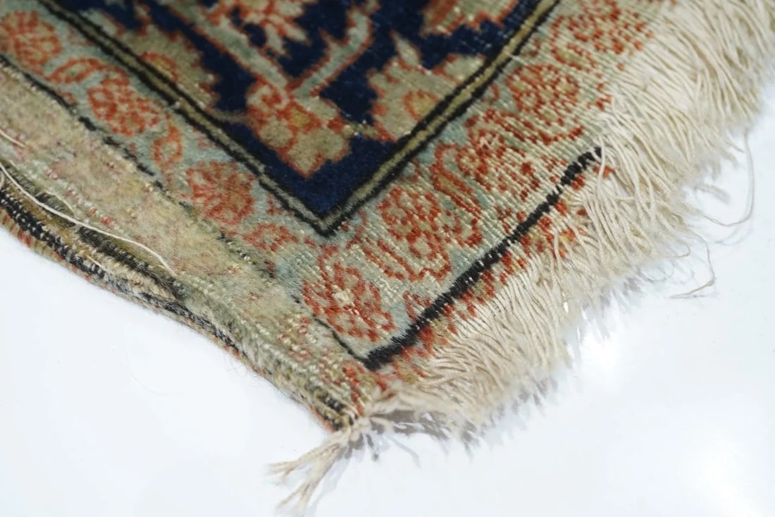 Antique Mohtasham Kashan Rug 4'3'' X 6'9'' - 6