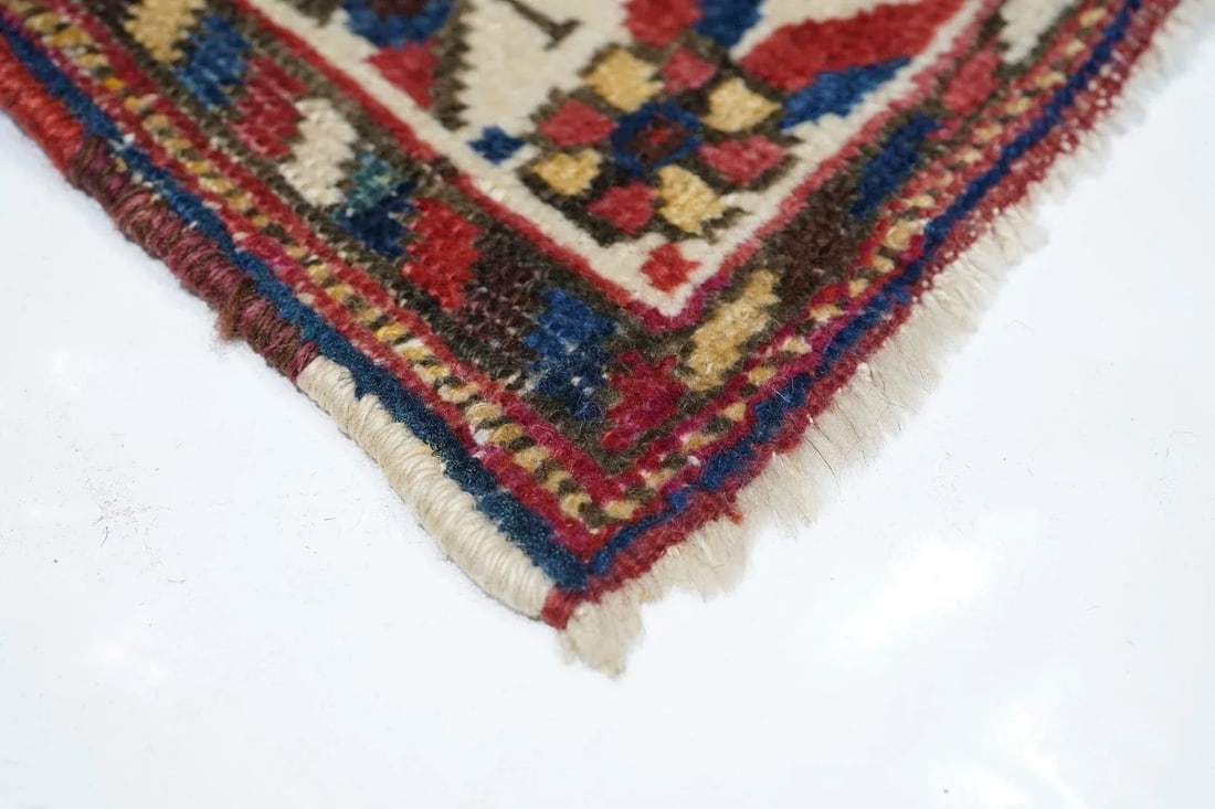 Antique Afshar Rug 3'6'' x 3'10'' - 4