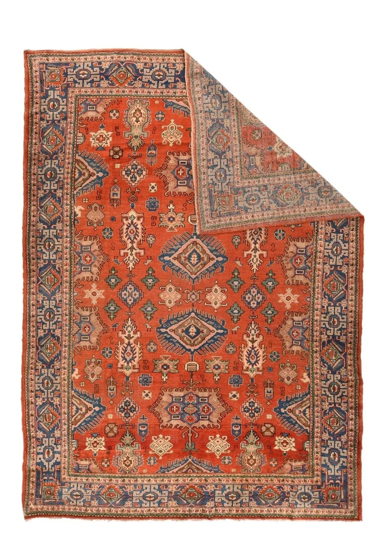 Antique Malayer Rug 7'2'' x 10'0'' - 2