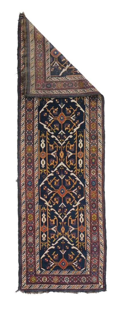 Late 18th Century Antique Bakhtiari Rug 3'0'' x 9'0'' - 3