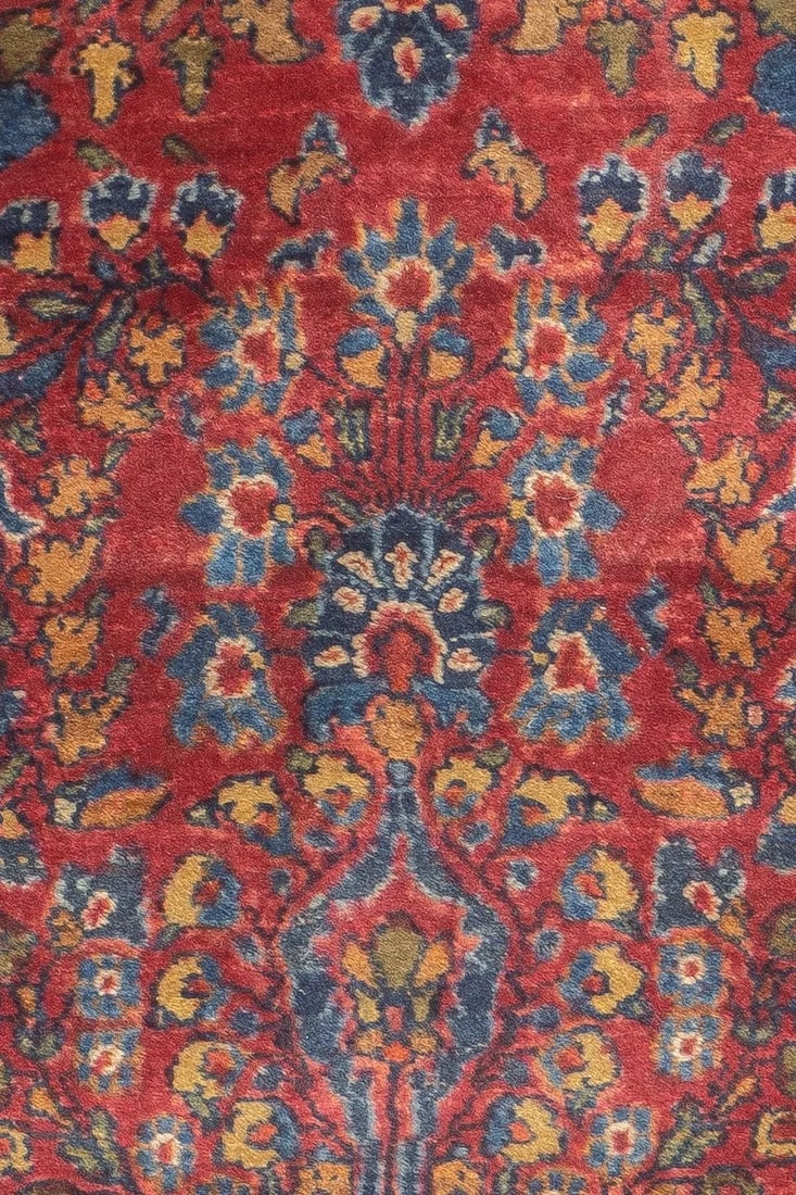 Antique Persian Sarouk Rug 2'0" X 2'7'' - 3
