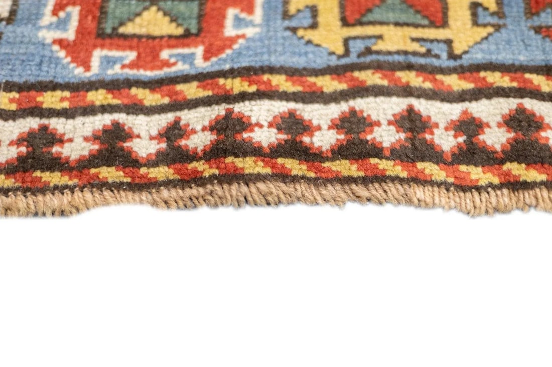 Antique Caucasian Kazak Rug 6'5'' X 7'11'' - 5