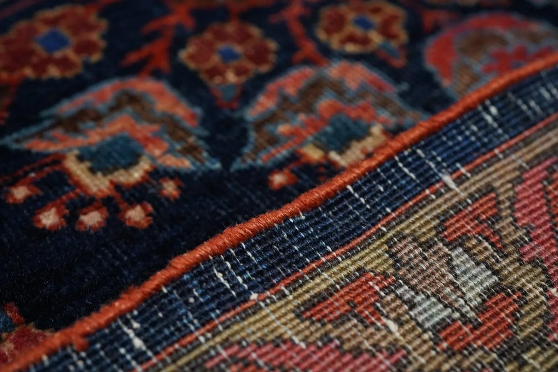 Antique Mohajeran Sarouk Rug 4'4'' x 6'4'' - 8