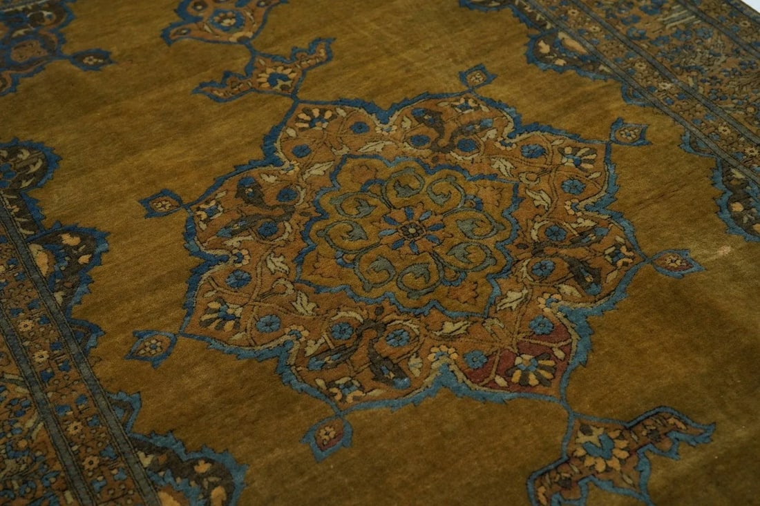Late 18th Century Antique Kashan Rug 3'4'' x 4'10'' - 5