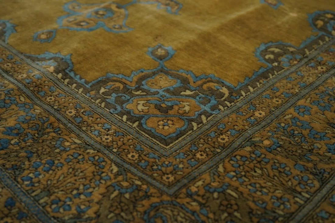 Late 18th Century Antique Kashan Rug 3'4'' x 4'10'' - 6