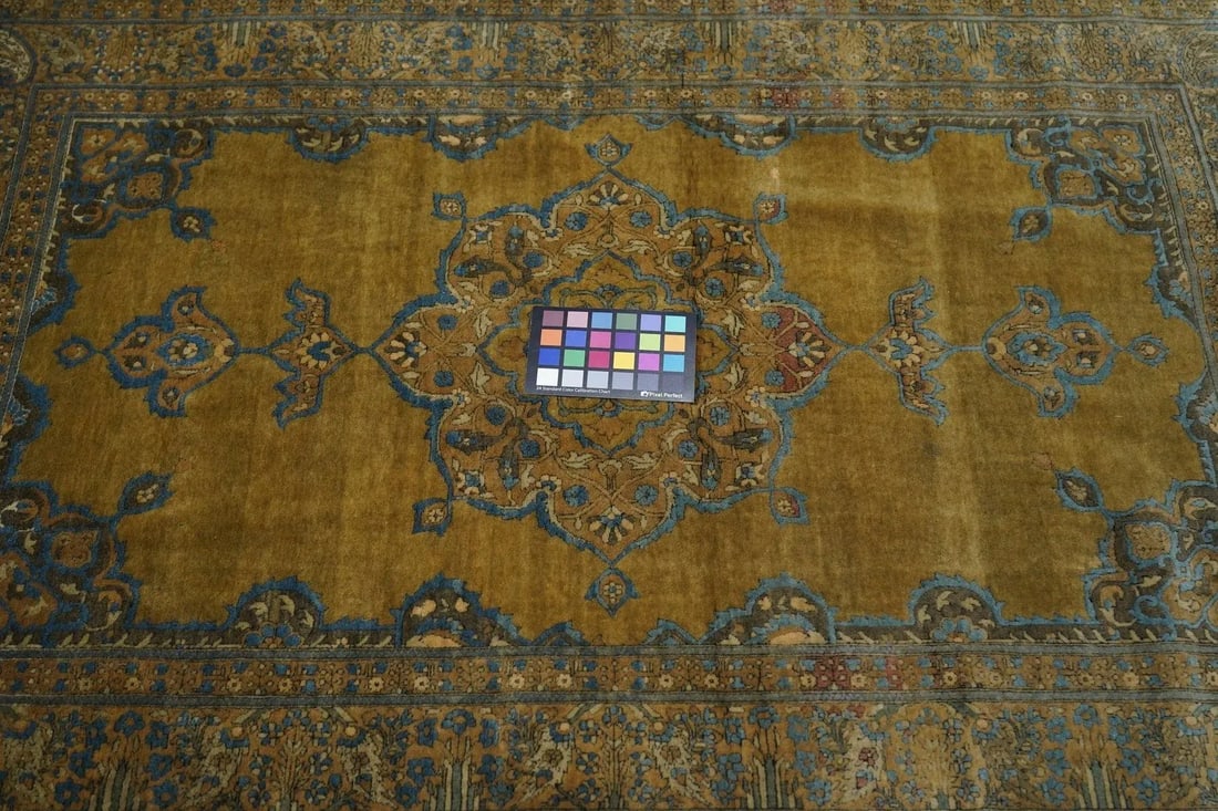 Late 18th Century Antique Kashan Rug 3'4'' x 4'10'' - 7