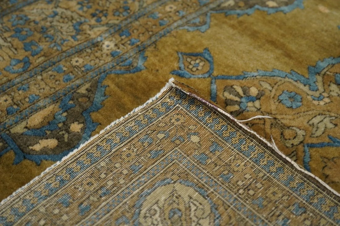 Late 18th Century Antique Kashan Rug 3'4'' x 4'10'' - 8