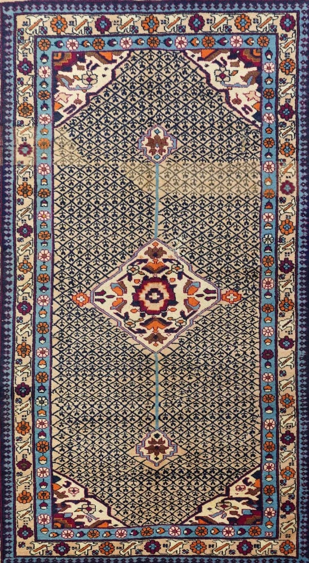 Antique Sarab Rug 4'2'' x 7'0'' - 5